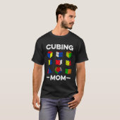 Cubing Mama Speedcubing Speedsolution Cuber T-Shirt (Vorne ganz)