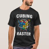 Cubing Master Funny Speed Cubing T Shirt (Vorderseite)