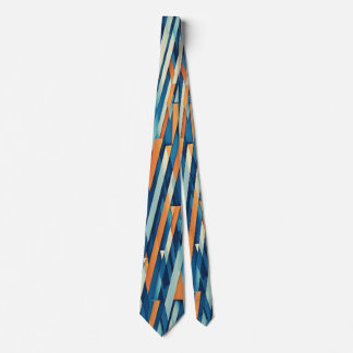 Cubism Blue Arrow Neck Tie 🎯. Krawatte