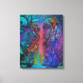 Cubism Jazz Musicians Leinwanddruck (Vorderseite)