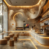 Cubismo: Árbol en Llamas Poster