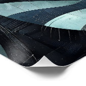 Cubismo: Bosque Enigmático Poster (Ecke)