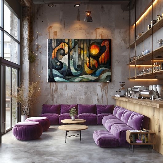 Cubismo: Bosque Enigmático Poster