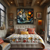 Cubismo: Bosque Enigmático Poster