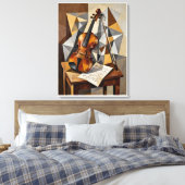Cubismo Leinwanddruck (Insitu (Schlafzimmer))