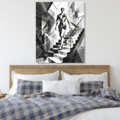 Cubismo Leinwanddruck (Insitu (Schlafzimmer))