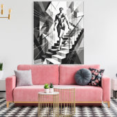 Cubismo Leinwanddruck (Insitu (Wohnzimmer))