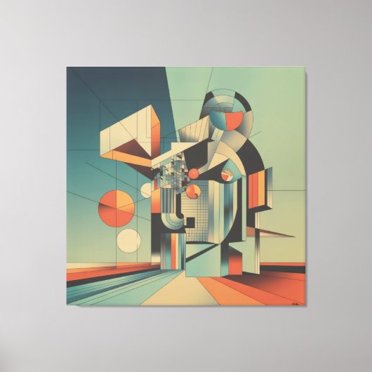 Cubismo Leinwanddruck (Vorderseite)