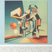 Cubismo Leinwanddruck (Insitu (Holzboden))