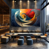 Cubismo: Mar de Hormigón Poster