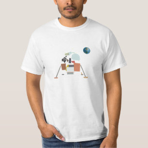 Cubist Apollo Eleven Lunar Modul T-Shirt