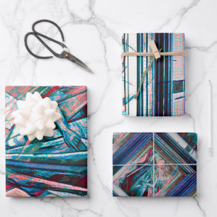 Cubist Art Deco Belly Dancer Geschenkpapier Set