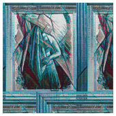 Cubist Art Deco Belly Dancer Stoff (Nahaufnahme)