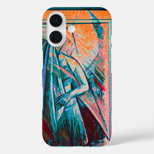 Cubist Art Deco Bly Dancer iPhone 16 Hülle