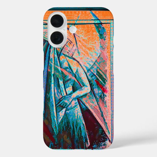 Cubist Art Deco Bly Dancer Case-Mate iPhone Hülle (Rückseite)