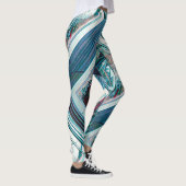 Cubist Art Deco Bly Dancer Leggings (Rechts)