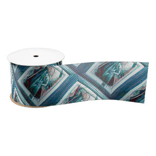 Cubist Art Deco Bly Dancer Satinband