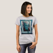 Cubist Art Deco Bly Dancer T-Shirt (Vorne ganz)