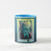 Cubist Art Deco Bly Dancer Tasse (Zentrum)