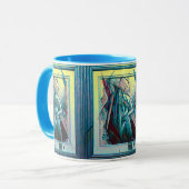 Cubist Art Deco Bly Dancer Tasse (Vorderseite Links)