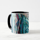 Cubist Art Deco Bly Dancer Tasse (Vorderseite Links)