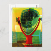 Cubist Binocular Postcard Postkarte (Vorne/Hinten)