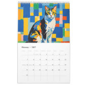 Cubist Cats – Art Calendar 2026 Kalender (Feb 2027)