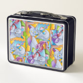 Cubist Cats - The Mininos Metall Brotdose (Rückseite)