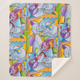 Cubist Cats - The Mininos Sherpadecke