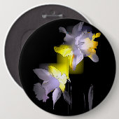 Cubist Daffodils Button (Vorne & Hinten)