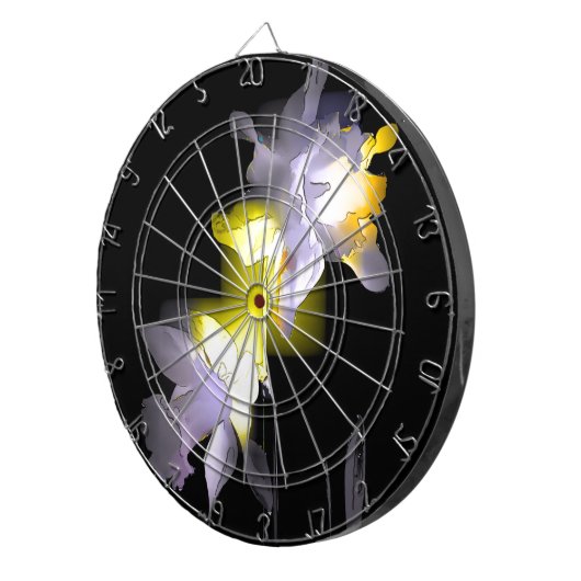 Cubist Daffodils Dartscheibe (Vorderseite rechts)