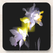 Cubist Daffodils Getränkeuntersetzer (Vorderseite)