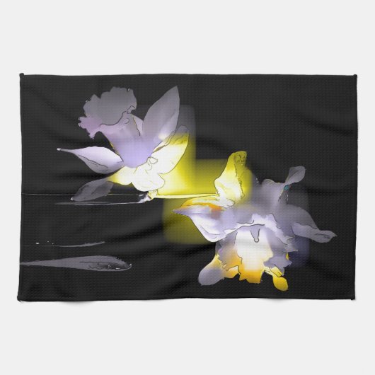 Cubist Daffodils Küchentuch (Horizontal)