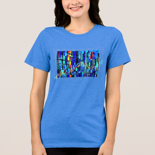 Cubist Data Tri-Blend Shirt (Vorderseite)