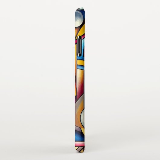 Cubist Dreams Picasso-Inspired iPhone Hülle (Rechte Seite)
