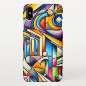 Cubist Dreams Picasso-Inspired iPhone Hülle (Rückseite)