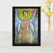 Cubist-Engelskarte Karte (Gelbe Blume)