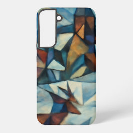 Cubist Expressionist Winter Village Case - Samsung Galaxy Hülle