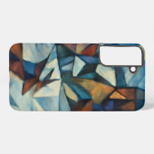 Cubist Expressionist Winterdorf Case - Samsung Galaxy Hülle (Rückseite (Horizontal))
