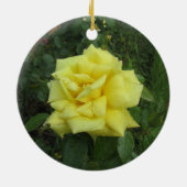 Cubist Rose Keramik Ornament (Hinten)