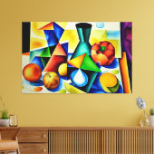 Cubist Still Life Canvas Print Leinwanddruck (Insitu (Wohnzimmer))
