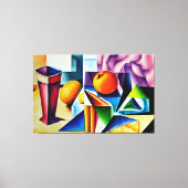 Cubist Still Life Canvas Print Leinwanddruck (Vorderseite)