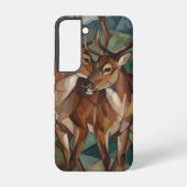Cubist Style Reindeer Phone Case - Samsung Galaxy Hülle (Rückseite)