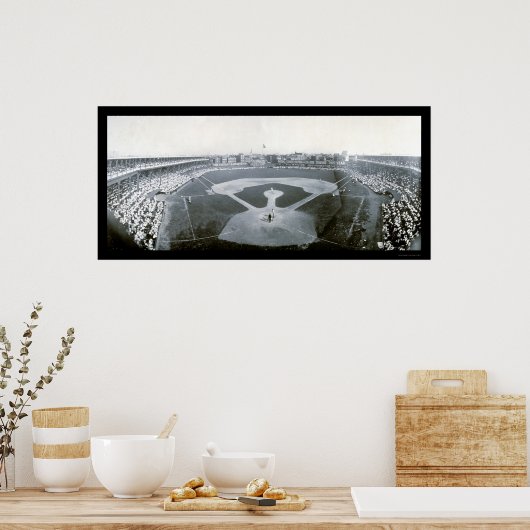 Cubs Giants Baseball Foto 1908 Poster (Küche)