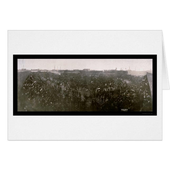 Cubs Sox Serie Foto 1906 (Vorderseite (Horizontal))