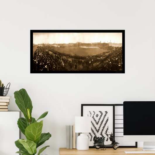 Cubs Sox World Series Foto 1906 Poster (Heimbüro)