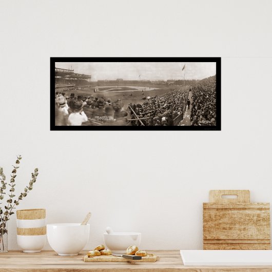 Cubs / White Sox Foto 1909 Poster (Küche)