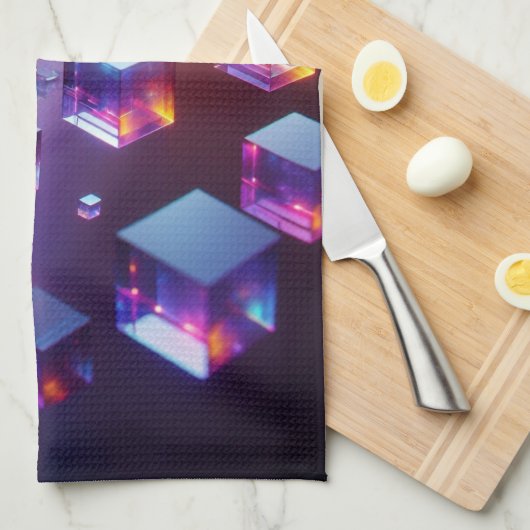 Cubus geschirrtuch (Viertel Falte)