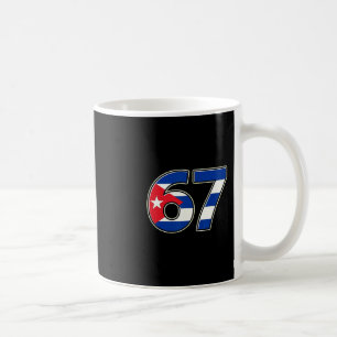 Cuby Flagge Nummer 67 Geburtsjahr  Kaffeetasse