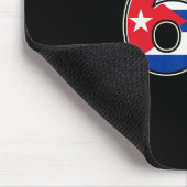Cuby Flagge Nummer 67 Geburtsjahr Mousepad (Ecke)